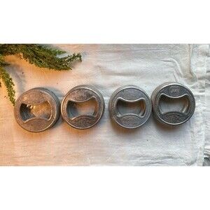 Vintage‎ Antique Presto Quart Canning Jar Bow tie Aluminum Lids & Glass Inserts